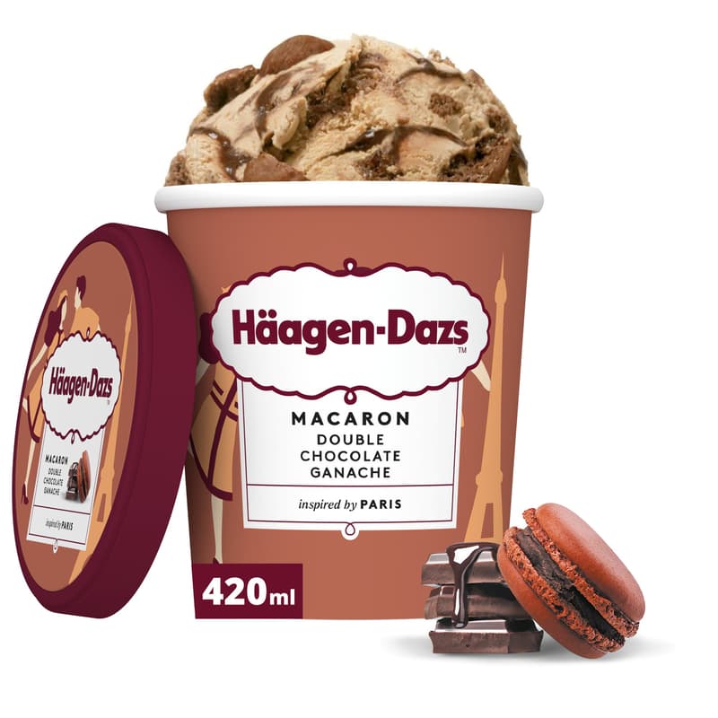 Haagen Dazs Inghetata Macaron ciocolata
