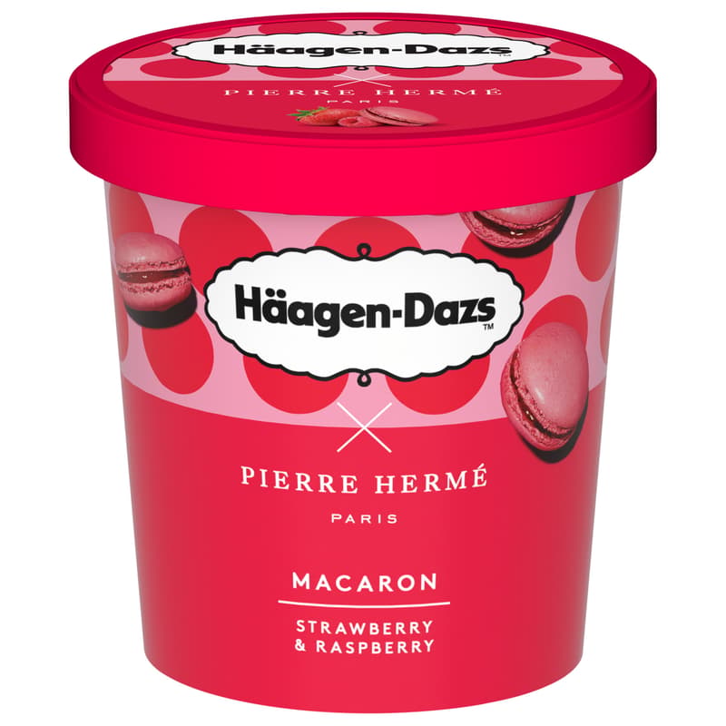 Haagen Dazs Inghetata Macaron capsuni