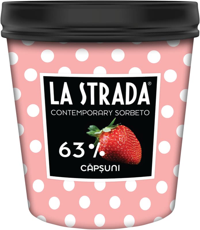 La Strada Strawberry Sorbet