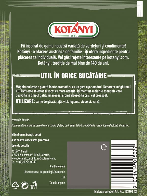 Kotanyi Maghiran maruntit