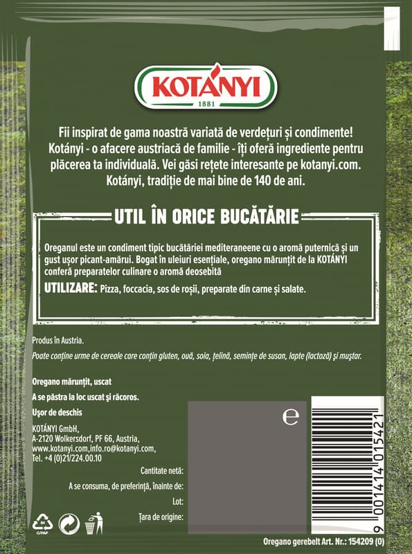 Kotanyi Marjoram, chopped