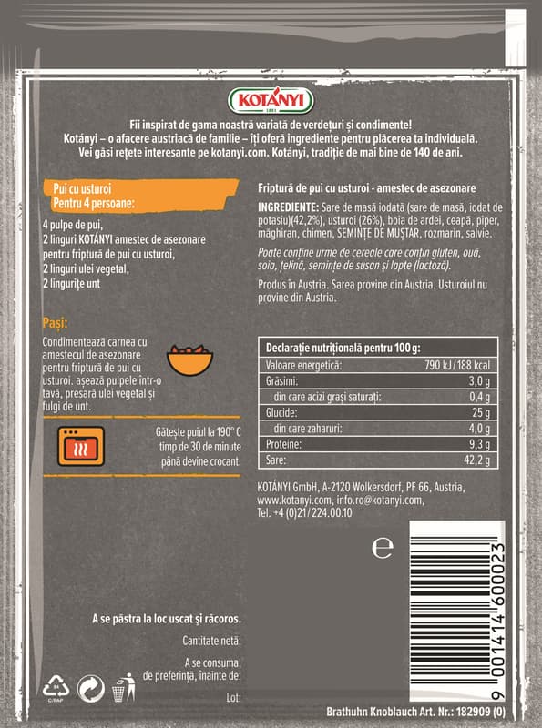 Kotanyi Garlic Chicken Seasoning Mix