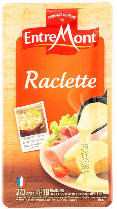 Entremont Alliance Branza presata negatita minim 48% grasime in S.U. raclette