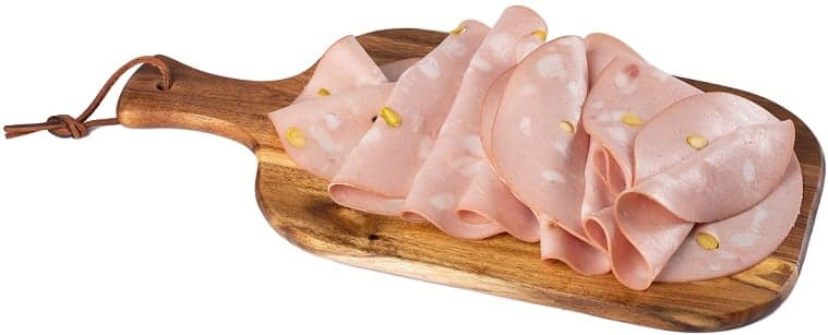 Mortadella cu fistic feliata