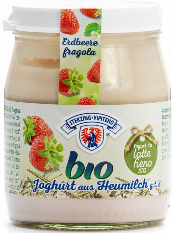 Lateria Vipiteno ECO iaurt capsuni 3.5% grasime in S.U.