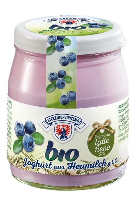 Lateria Vipiteno ECO iaurt afine 3.5% grasime in S.U.