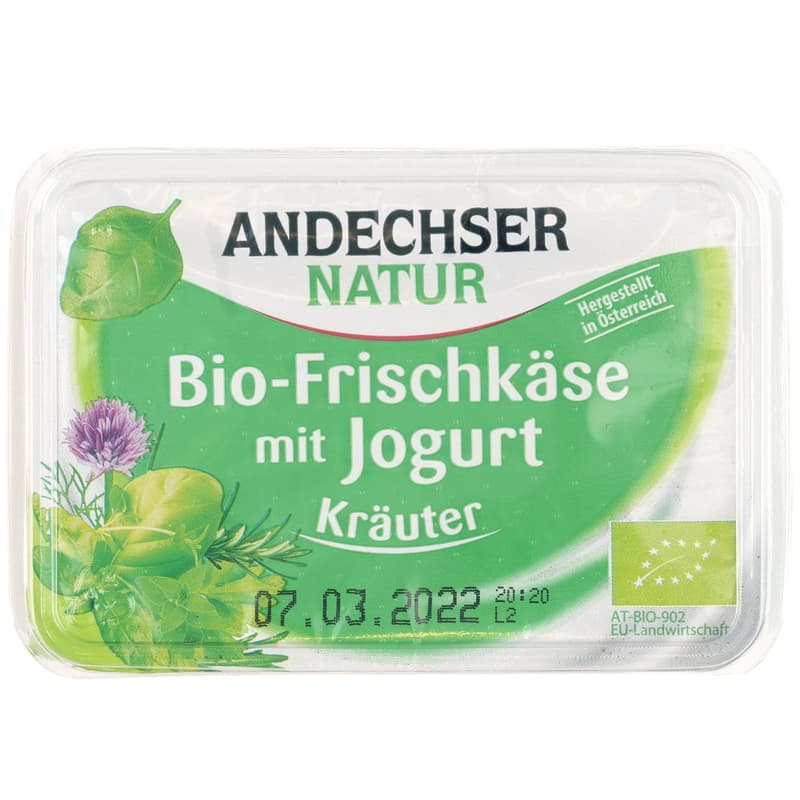 Andechser ECO Fresh Cream Cheese with Herbs