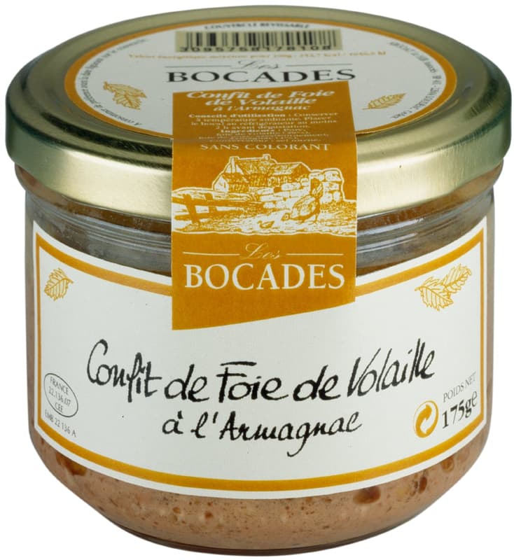 Les Bocades Foie Gras Confit with Armagnac