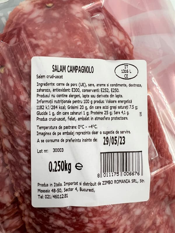 Gli Affettati Salami Campagnolo feliat