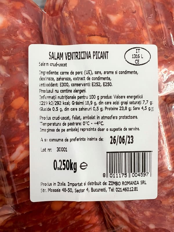 Gli Affettati Salami Ventricina picant feliat