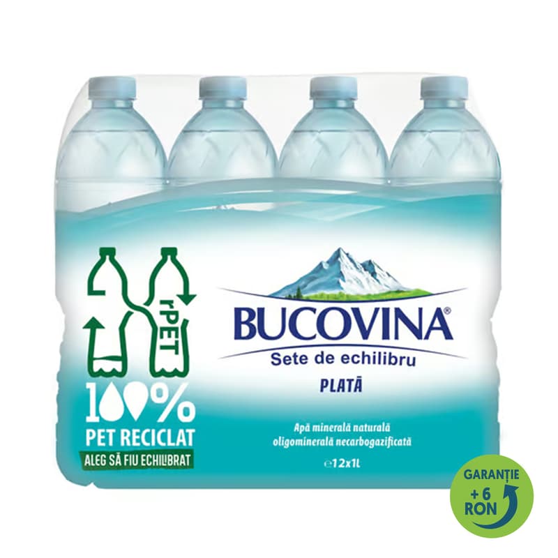 Bucovina Natural Mineral Water (12X1l)