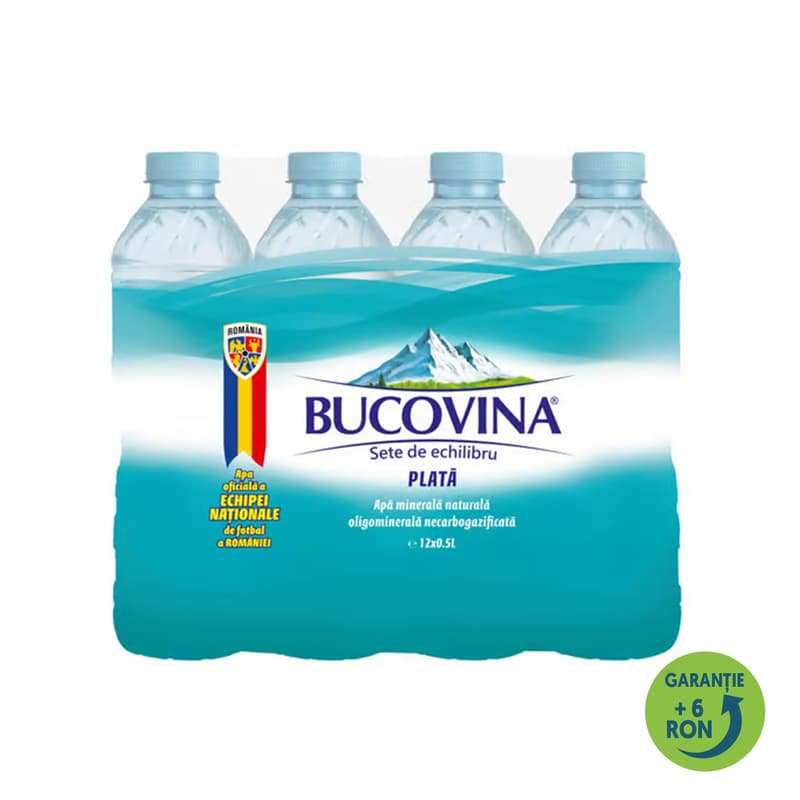 Bucovina Apa minerala naturala plata (12X0.5l)