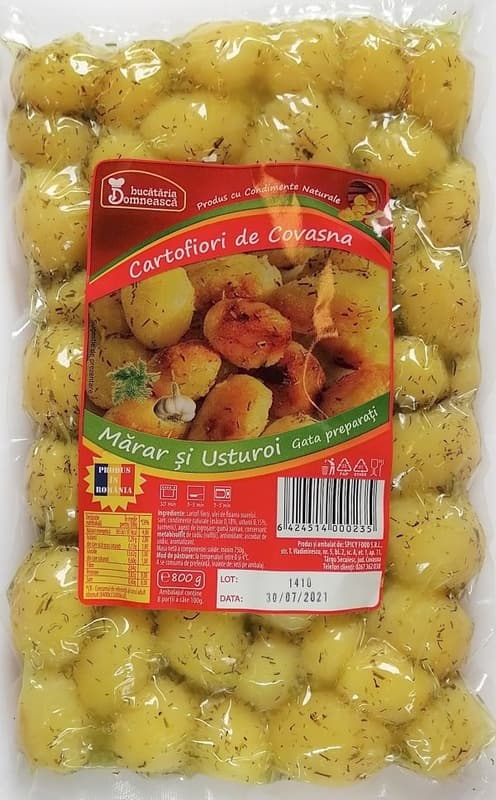 Cartofiori de Covasna cu marar si usturoi