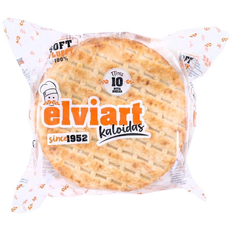 Elviart Frozen Greek Pita with a diameter of 18cm