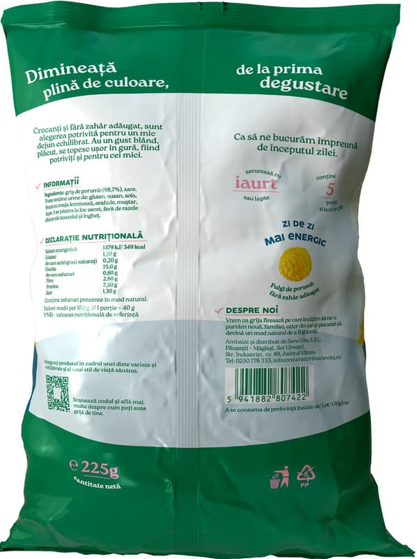 Sanovita Fulgi de porumb fara zahar