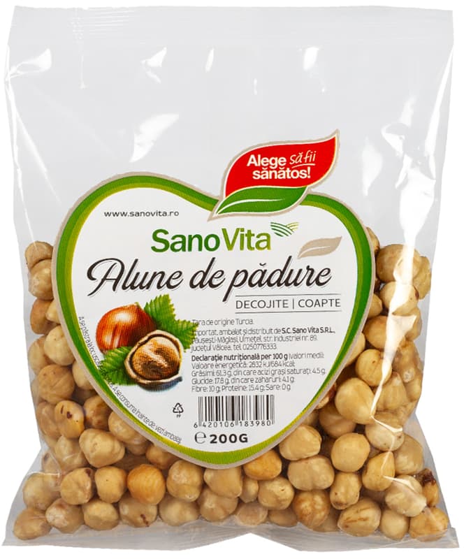 Sanovita Alune de padure decojite coapte