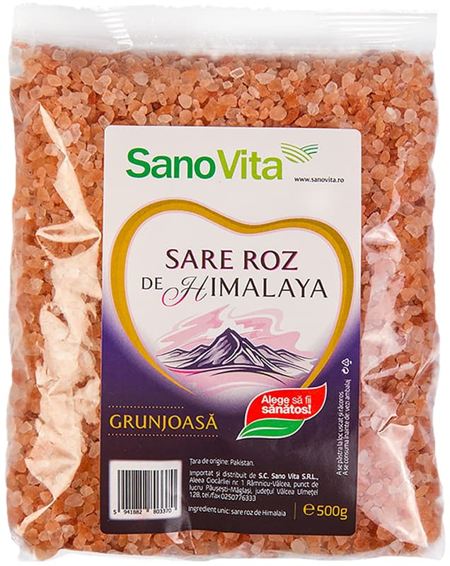 Sanovita Sare roz de Himalaya grunjoasa