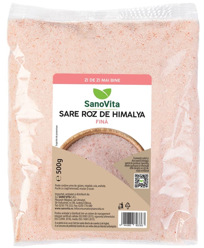 Sanovita Sare roz de Himalaya fina