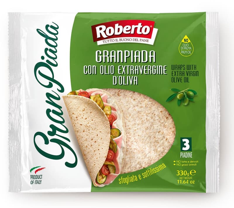 Roberto Lipie piadina cu ulei extravirgin de masline