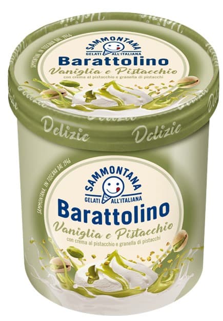 Sammontana Vanilla and pistachio ice cream
