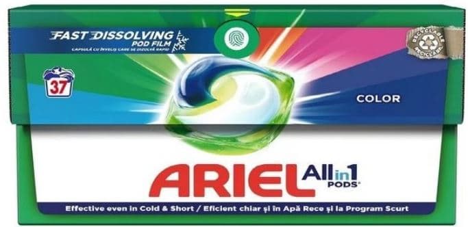 Ariel All in One PODS Color, 37 spalari