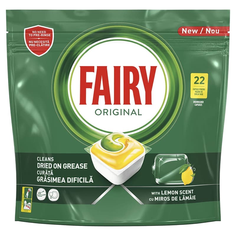 Fairy All in One, 22 spalari