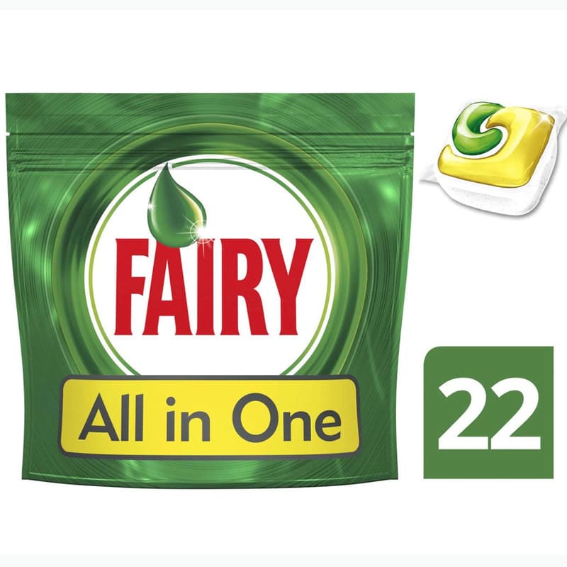 Fairy All in One, 22 spalari