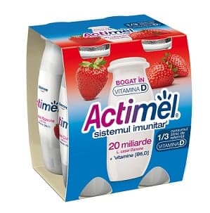Actimel Strawberries (4x100g)