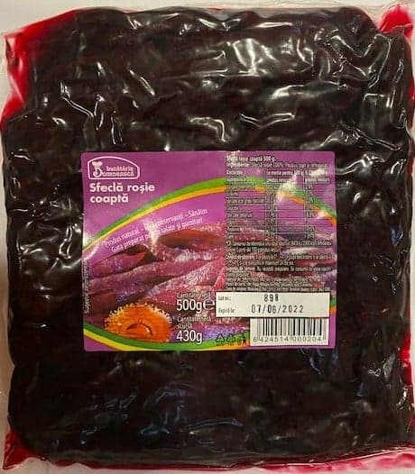 Sfecla rosie coapta