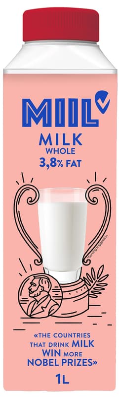 Miil Whole Fresh Milk 3.8% fat