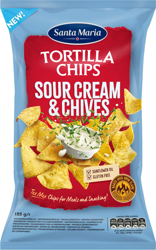 Santa Maria Tortilla chips smantana&chives
