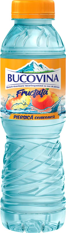 Bucovina Sparkling Water with Peach Juice