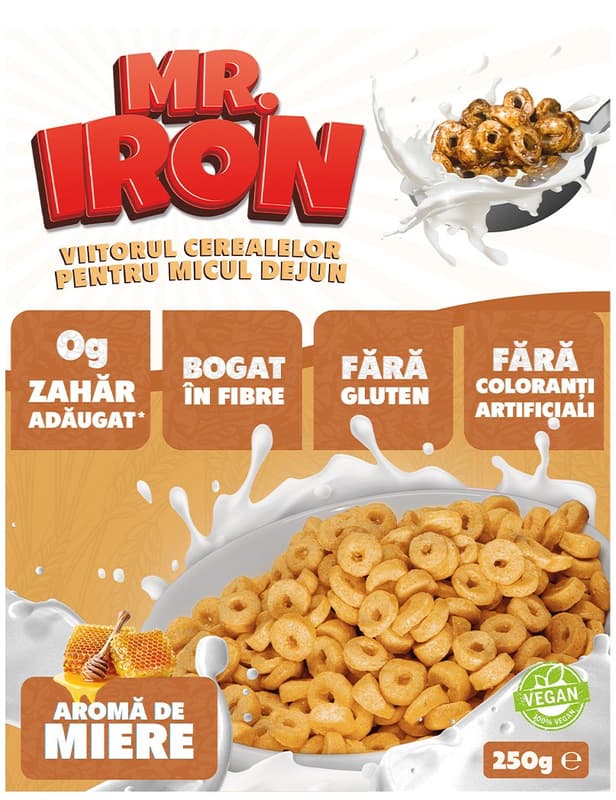 MisterIron Cereale EnergyBlend fara zahar - miere