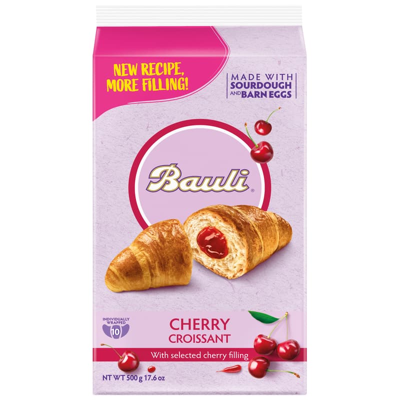 Bauli Croissant cu crema de cirese 10 pack