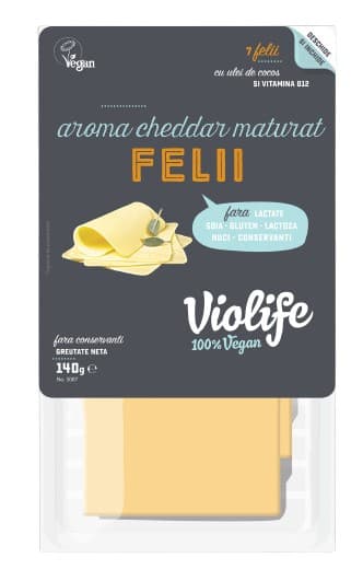 VIOLIFE Mature Cheddar Flavour Slices