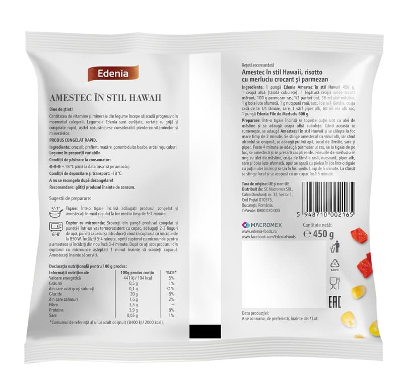 Edenia Amestec in stil Hawaii