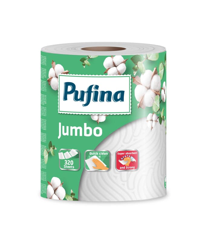 Pufina Jumbo Expert Prosop bucatarie 2 straturi