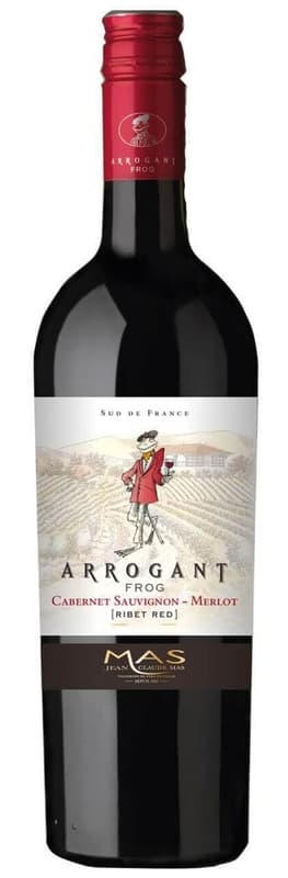Paul Mas Frog Arrogant Ribet Vin rosu sec Cabernet&Merlot