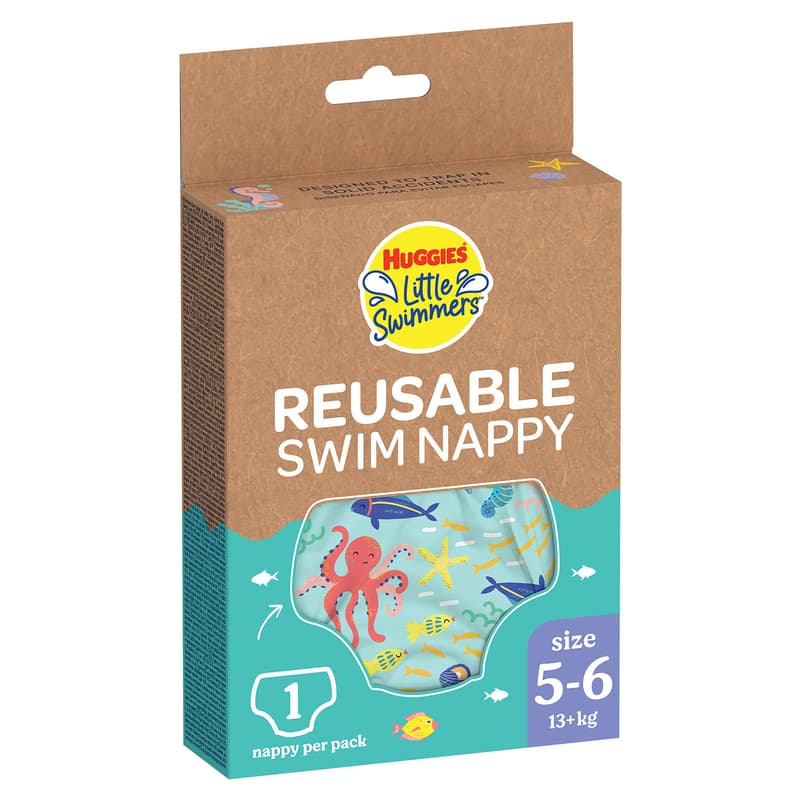 Scutece Huggies LS chilotei baie refolosibili (nr 5-6), UnderSea