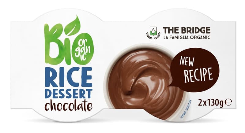 The Bridge ECO Desert din orez cu ciocolata 2x130g