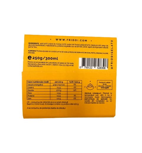 Friddi Inghetata cu mango si fructul pasiunii