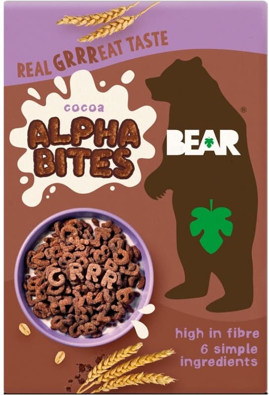 Bear Multicereale Alphabites cu cacao
