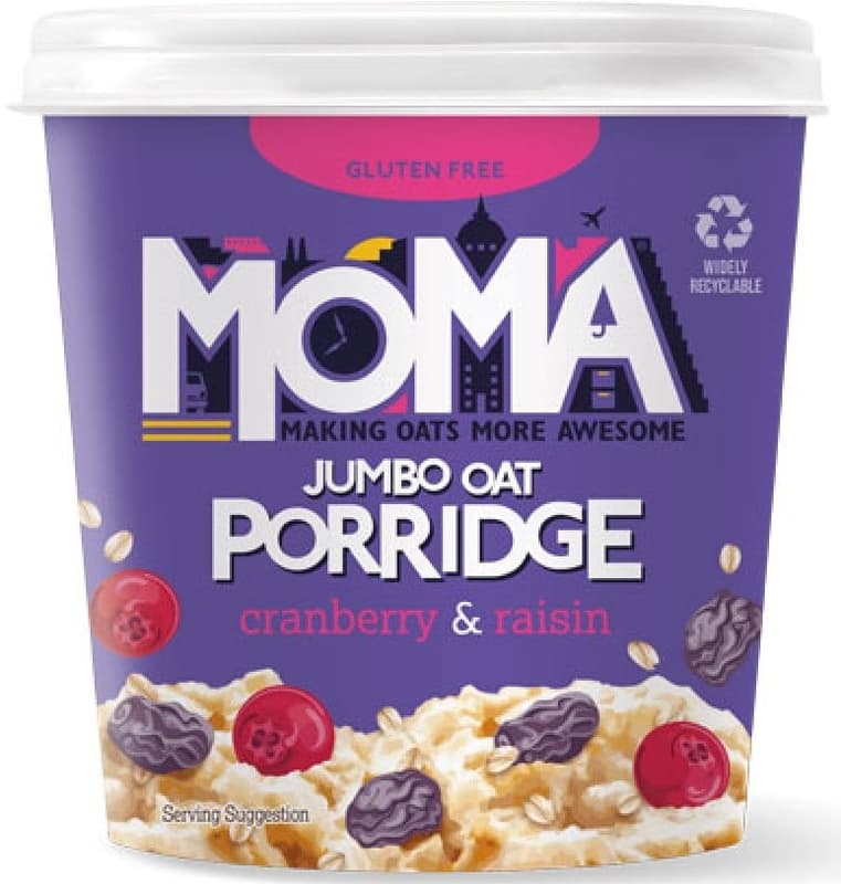 Moma Foods Porridge fara gluten cu merisoare si stafide