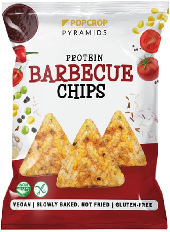 Popcrop Pea Protein Chips with Barbecue Flavor