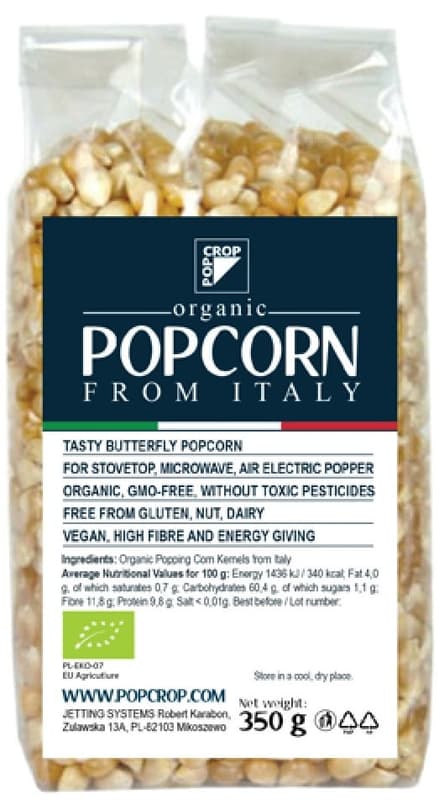 Popcrop ECO Porumb galben pentru popcorn