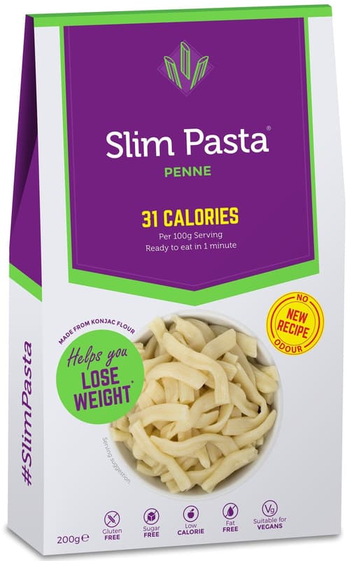 Slim Pasta Penne made from konjac without rinsing