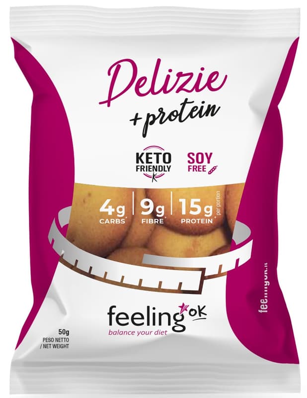 FeelingOK Low-Carb Delizie Vanilla Lemon Cookies