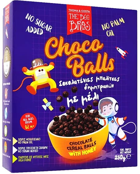 The Bee Bros Sugar-Free Chocolate, Honey and Stevia Cereal Balls