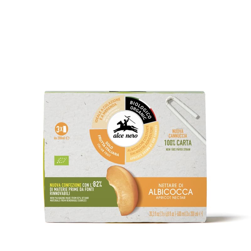 Alce Nero ECO Apricot Nectar 3x200ml
