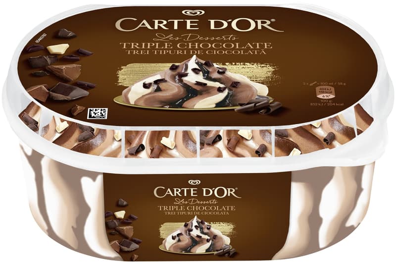 Carte D'Or Triple Chocolate Inghetata cu ciocolata
